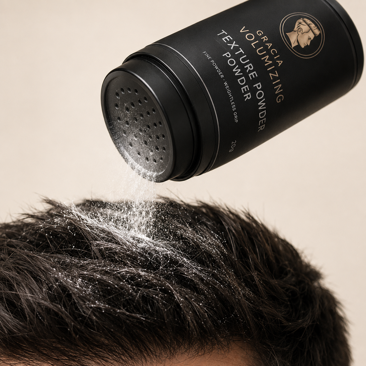 Fine Gracia Grooming styling powder texture for dry matte grip