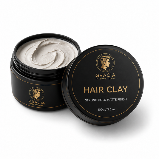 Gracia Grooming Strong Hold Matte Hair Clay / Hair Mud - Wholesale & Bulk