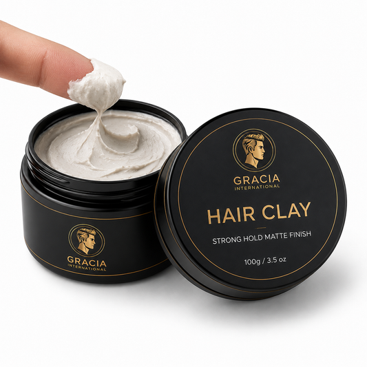 Gracia Grooming Strong Hold Matte Hair Clay / Hair Mud - Wholesale & Bulk