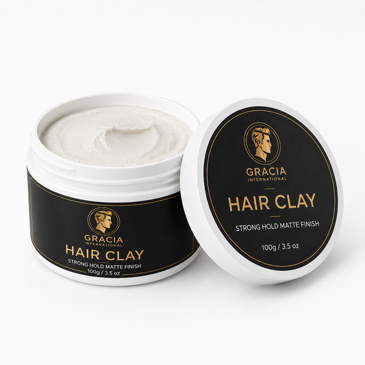 Gracia Grooming Hair Clay 100g｜Strong Hold Matte Finish