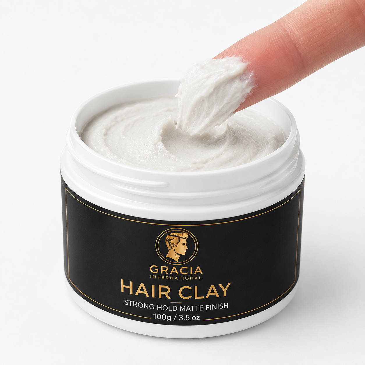Gracia Grooming Hair Clay 100g｜Strong Hold Matte Finish